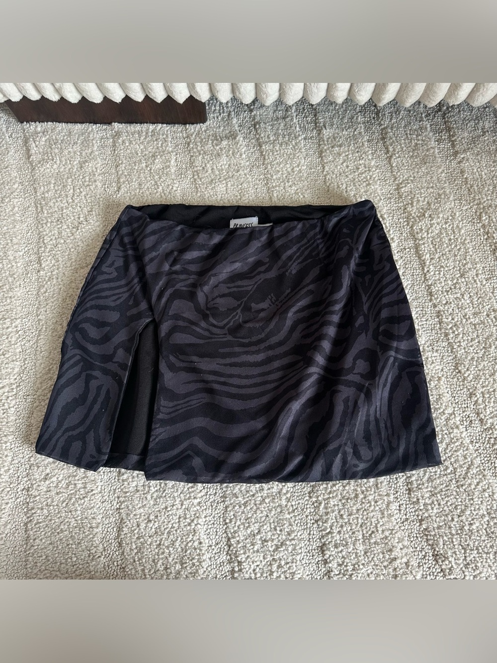 Princess Polly Women’s Zebra Print Mini Skirt